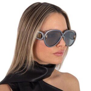 NEW LOEWE SUNGLASSES LW40132I 05X GRAY/BLUE UNISEX EYEWEAR LOEWE